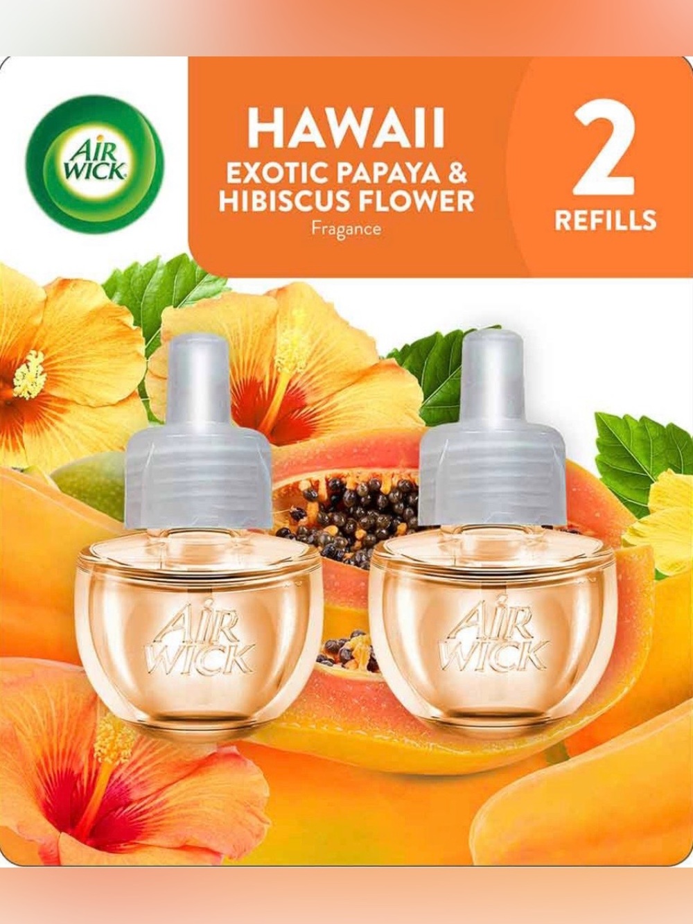 Air Wick Hawaii Exotic Papaya & Hibiscus Plug-In Refills